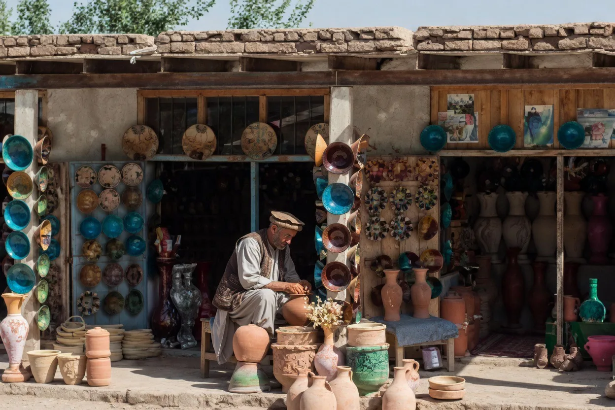 The Living Clay of Istalif: Where Earth Meets Turquoise