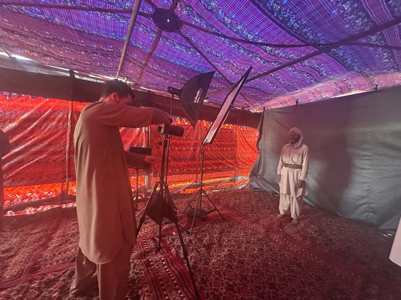 Field photography during a cultural documentation project
