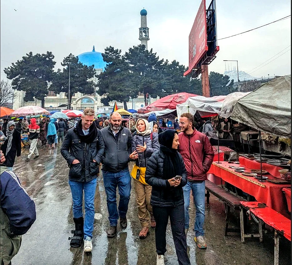 AfghanTours guides and travelers on the ground in Afghanistan